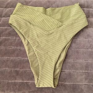 High Cut High Rise Aerie Bikini Bottom